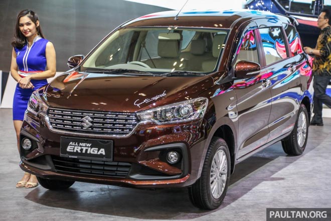 Ảnh thực tế Suzuki Ertiga 2018 vừa ra mắt tại Indonesia